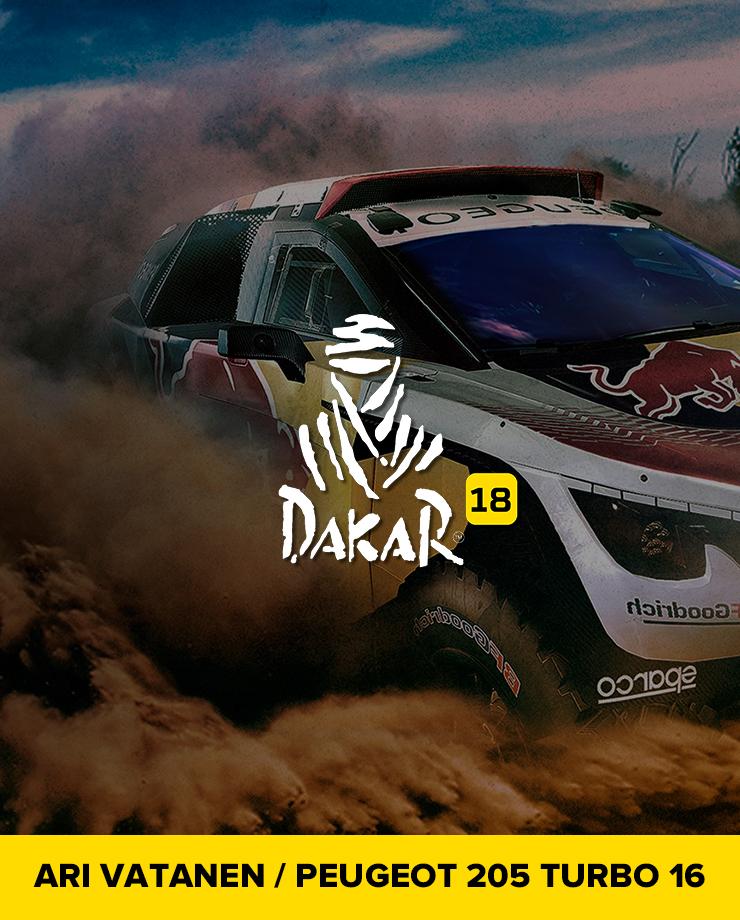 Купить Dakar 18 - Ari Vatanen / Peugeot 205 Turbo 16