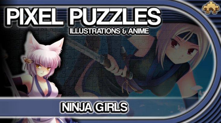 Купить Pixel Puzzles Illustrations & Anime - Jigsaw Pack: Ninja Girls