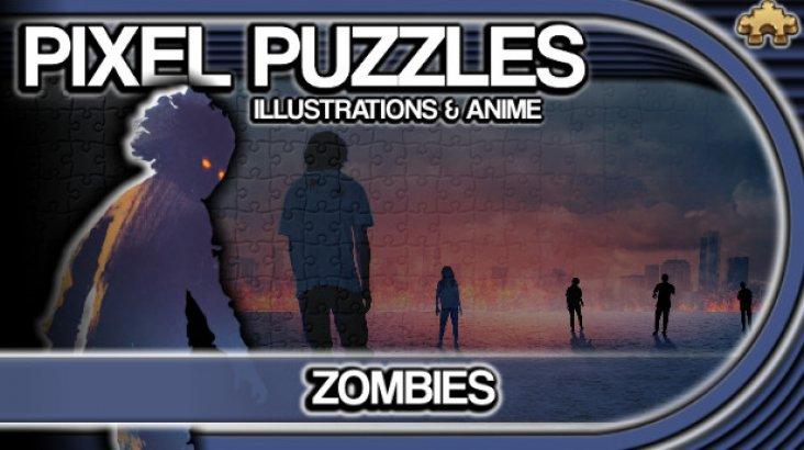 Купить Pixel Puzzles Illustrations & Anime - Jigsaw Pack: Zombies