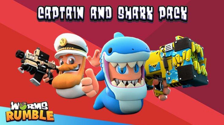Купить Worms Rumble: Captain & Shark Double Pack