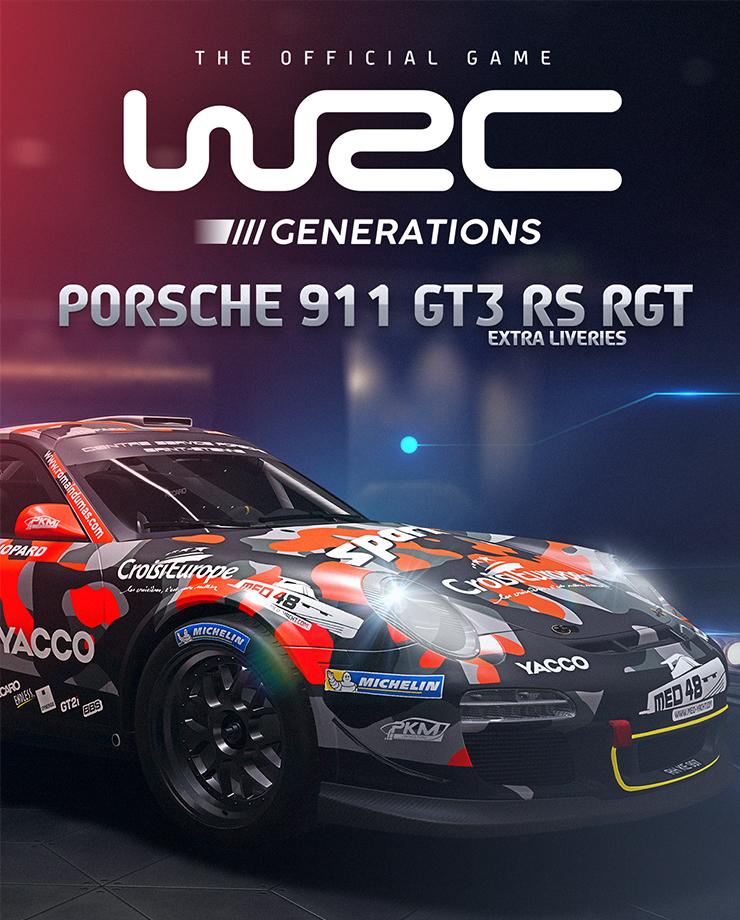 Купить WRC Generations - Porsche 911 GT3 RS RGT Extra liveries